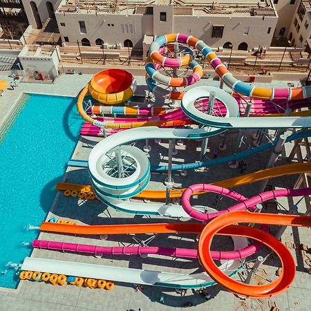 Pickalbatros Sands Port Ghalib Exterior photo Aerial view of the water park