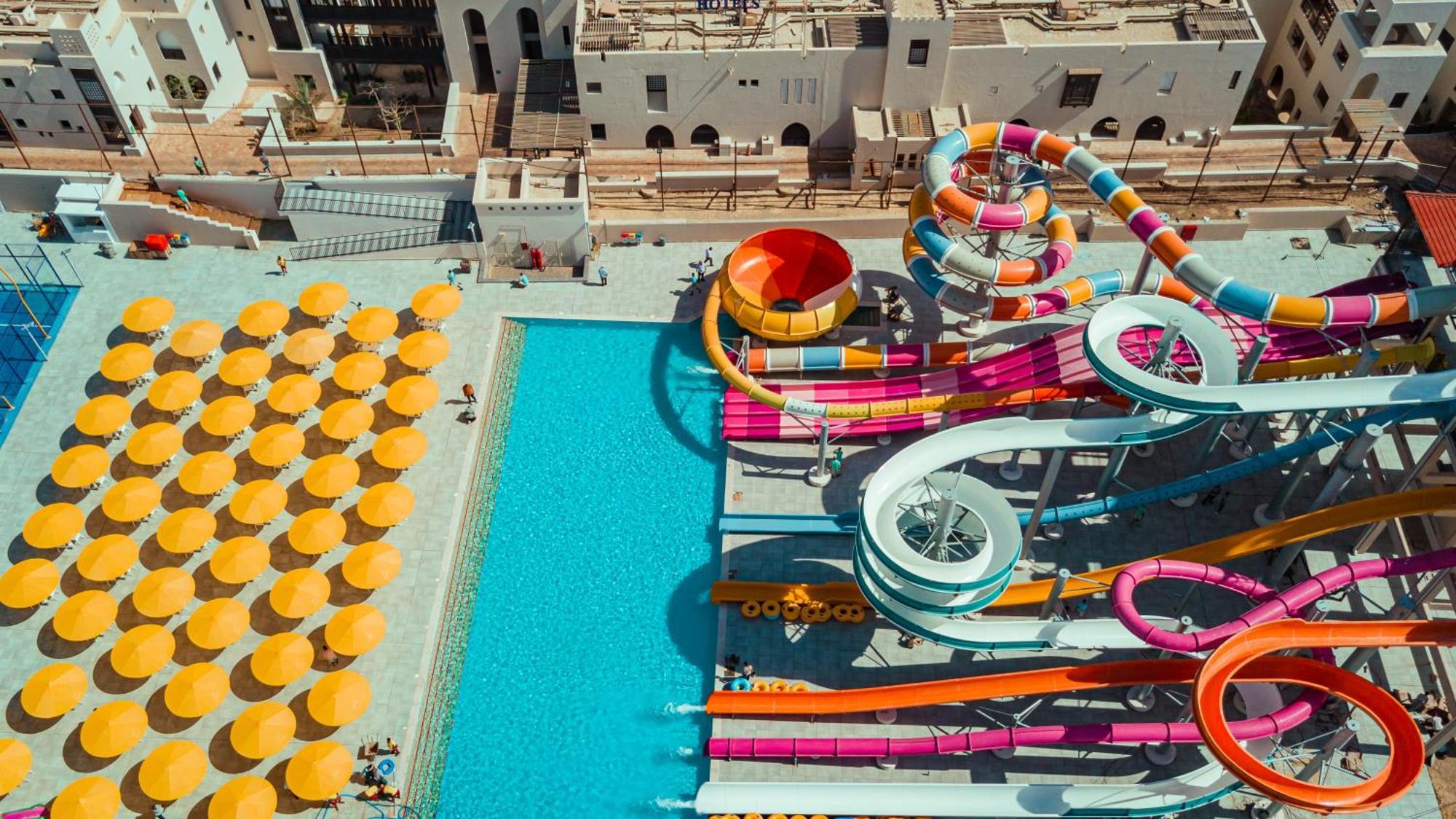 Pickalbatros Sands Port Ghalib Exterior photo Aerial view of the park